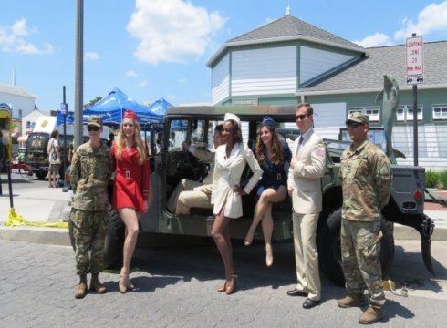 Beach Goes Red, White, and Blue