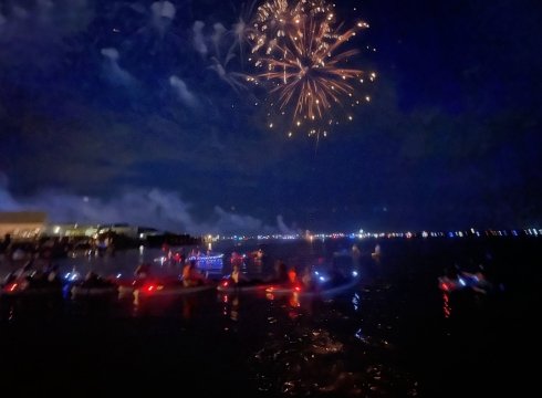 FIreworks Float Dewey Beach