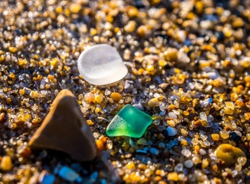 Sea Glass at the Seashore