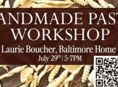 Handmade Pasta Workshop with Laurie Boucher | Baltimore Home Cook