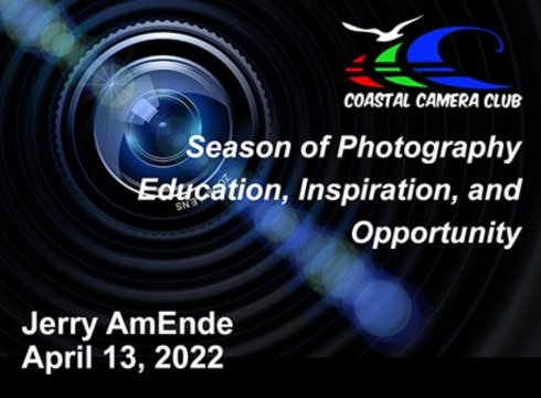 "What Makes a Great Wildlife Photo? A Subjective Viewpoint" presented by Jerry Am Ende